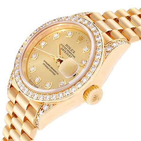 rolex diamond watches for women